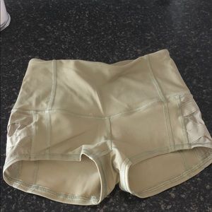 Army green VS workout shorts! They are adorable!